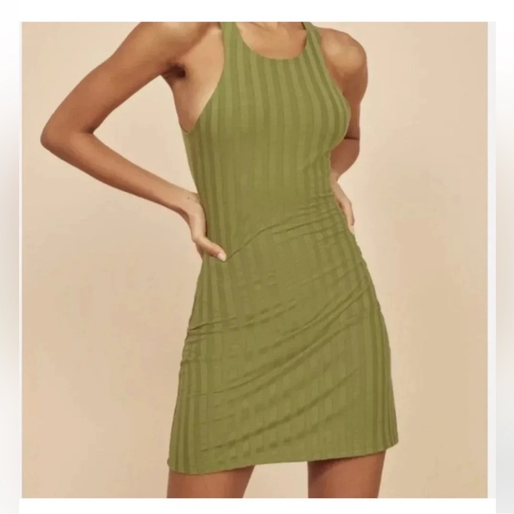 Reformation Mel Ribbed Dress - Picture 2 of 6